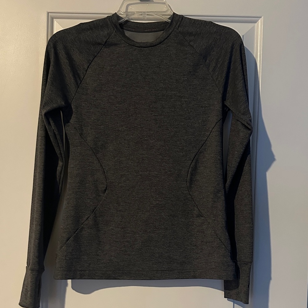 Nike Women's Charcoal Dri-fit Long Sleeve Tee